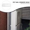Air Conditioner Cover Cover Outdoor Air Conditioning Sun Shade Protection Silver 125x35cm Useful Tool view 3