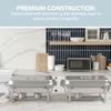 Alpha Living 4 Pack Chafing Dish Full Set  Stainless Steel Catering Chafer with Lids, Pans & Fuel Holders  Buffet Food Warmers for Parties, Events & Weddings  Alpine Gray Handles view 4