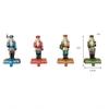 Nutcracker Stocking Holders | Set of 4 | 8 Inches High | Christmas Decorations for Mantel view 3