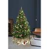 Hoffman California Hoffman Metallic Dresden Tree Skirt Kit, Natural Yard view 2