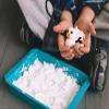 20 Individually Wrapped 10g. Packs of Instant Snow Powder Can Makes Add Water to Make 80 Cupr of Fake Snow, Artificial Snow view 2