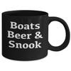 Be Wild and Free Market Snook Fishing Mug Fisherman Black Coffee Cup Fishing Boat Beer Time Funny Gift for Florida Angler Grandpa Retirement Gifts for Him Charter Captian view 2