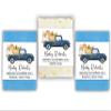 Blue Pumpkin Truck Baby Shower Favors, Choose Quantity and Soap Color, Soap Favors for Baby Shower view 1