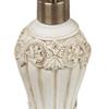 Touch of Class Flowering Medallion Lotion Soap Dispenser - Resin - Antique Ivory - Painted by Hand Container for Bathroom, En Suite, Kitchen Counter - Functional Accessory view 3