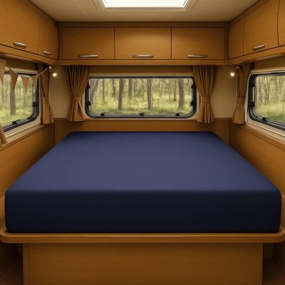 Foamma 5 x 24" x 72, Medium Firm with Gel Memory Foam (Water Resistant Cover), Mattress Replacement for RV Bunk, Camper, Truck & Travel Trailer, Back Support, CertiPUR-US Certified, Made in USA
