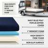 Foamma 5 x 24" x 72, Medium Firm with Gel Memory Foam (Water Resistant Cover), Mattress Replacement for RV Bunk, Camper, Truck & Travel Trailer, Back Support, CertiPUR-US Certified, Made in USA view 4