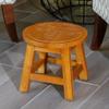 DTY Indoor Living Fairplay Carved Wooden Step Stool, Queen Bee, Natural view 2