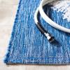 SAFAVIEH Washable Rug Outdoor Courtyard Collection - 4' x 5'7", Beige & Navy, Non-Shedding & Easy Cleaning, Ideal for Patio, Backyard, Mudroom (CY8893-53421) view 3