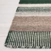 SAFAVIEH Dhurries Collection 3' x 5' Green/Grey DHU628Y Flatweave Premium Wool Entryway Living Room Foyer Bedroom Accent Rug view 4