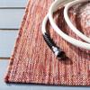 SAFAVIEH Washable Rug Outdoor Courtyard Collection - 4' x 5'7", Beige & Red, Non-Shedding & Easy Cleaning, Ideal for Patio, Backyard, Mudroom (CY8893-36521) view 3