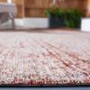 SAFAVIEH Washable Rug Outdoor Courtyard Collection - 4' x 5'7", Beige & Red, Non-Shedding & Easy Cleaning, Ideal for Patio, Backyard, Mudroom (CY8893-36521) view 4