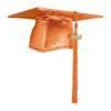 Endea Graduation Shiny Cap & Tassel (Orange, 2022) view 2