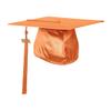 Endea Graduation Shiny Cap & Tassel (Orange, 2022) view 3