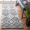 SAFAVIEH Aspen Collection Runner Rug - 2'3" x 9', Black & Ivory, Handmade Moroccan Boho Wool, Ideal for High Traffic Areas in Living Room, Bedroom (APN814Z) view 1