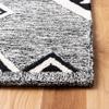 SAFAVIEH Aspen Collection Runner Rug - 2'3" x 9', Black & Ivory, Handmade Moroccan Boho Wool, Ideal for High Traffic Areas in Living Room, Bedroom (APN814Z) view 3