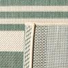 SAFAVIEH Courtyard Collection 2'7" x 5' Beige/Dark Green CY6062 Stripe Indoor/ Outside Waterproof Easy cleansingPatio Backyard Mudroom Area Mat view 4