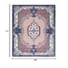 SAFAVIEH Bellagio Collection Accent Rug - 4' x 6', Pink & Ivory, Handmade Medallion Wool, Ideal for High Traffic Areas in Entryway, Living Room, Bedroom (BLG535U) view 2