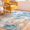 SAFAVIEH Aston Collection Accent Rug - 4' x 6', Navy & Gold, Modern Abstract Design, Non-Shedding & Easy Care, Ideal for High Traffic Areas in Entryway, Living Room, Bedroom (ASN710L) view 2