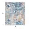 SAFAVIEH Aston Collection Accent Rug - 4' x 6', Navy & Gold, Modern Abstract Design, Non-Shedding & Easy Care, Ideal for High Traffic Areas in Entryway, Living Room, Bedroom (ASN710L) view 3