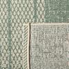 SAFAVIEH Washable Rug Outdoor Courtyard Collection - 6'7" Square, Beige & Dark Green, Non-Shedding & Easy Cleaning, Ideal for Patio, Backyard, Mudroom (CY6736-32212) view 1