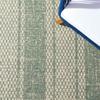 SAFAVIEH Washable Rug Outdoor Courtyard Collection - 6'7" Square, Beige & Dark Green, Non-Shedding & Easy Cleaning, Ideal for Patio, Backyard, Mudroom (CY6736-32212) view 4