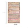 SAFAVIEH Cape Cod Collection 2'3" x 10' Natural/Multi CAP251A Handmade Boho Braided Jute Entryway Foyer Living Room Kitchen Runner Rug view 2