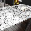 Ababoorty 15.8"x197" Granite Contact Paper White Terrazzo Contact Paper for Countertops Stone Terrazzo Textured Waterproof Vinyl Self Adhesive Wallpaper for Kitchen Backsplash Island Cabinets view 3