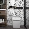Ababoorty 15.8"x197" Granite Contact Paper White Terrazzo Contact Paper for Countertops Stone Terrazzo Textured Waterproof Vinyl Self Adhesive Wallpaper for Kitchen Backsplash Island Cabinets view 4