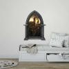 ArogGeld Castle Scape Dragon Kingdom Wall Decal Fire Breathing Dragons Stone Window Sticker Mural Kids Medieval Fairytale art Removable Vinyl decals For Playroom,28in ae423, One size view 1