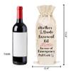 Huastatewolf Mother Of The Bride Wine Gift Bags, Burlap Wine Bottle Cover Bag For Wedding, Engegement Party, Party Favors, 1 Pc (A33) view 2