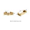 ZTBH Bathroom Divider Corner Shelf, Wall Mounted Soap Dish Bath Shower Shelf, Bath Holder, Square Bathroom Shelf Bathroom Hardware Sets (Color : Brushed Gold 6) view 2