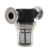 1.5"TC(50.5mm) Inline Filter For Home Brewing, 150 Micron 100 Mesh Screen Water And Beer Filtering view 1