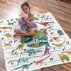 Personalized Dinosaur Blanket, Custom Name Baby Blanket for Boys and Girls, Plush Fleece Throw Blanket for Kids Toddlers, Customized Jurrassic Dino Gifts for Birthday, Bed Sofa Room Decor 40"x50" view 3