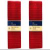 Red Windowpane Microfiber Polyester Dish Drying Mat Pad Cushion,Set of 2, 18 X 12 Inch, Absorbent Quick Drying Stylish Reversible, Two Mats Plus Bonus view 1
