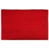 Red Windowpane Microfiber Polyester Dish Drying Mat Pad Cushion,Set of 2, 18 X 12 Inch, Absorbent Quick Drying Stylish Reversible, Two Mats Plus Bonus view 2