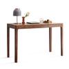 Computer Desk Walnut Computer Desk, Simple Notebook Learning Workbench with Drawers, Small Office Solid Wood Table (Size : 120x56x75cm) view 1