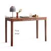 Computer Desk Walnut Computer Desk, Simple Notebook Learning Workbench with Drawers, Small Office Solid Wood Table (Size : 120x56x75cm) view 3