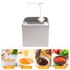 2.1QT Sauce Dispenser with Pump,Commercial Pump Station Stainless Steel Dispenser for Hot Chocolate, Hot Fudge, Ketchup, Condiment,Caramel, Condiment, Mustard, Mayonnaise view 3
