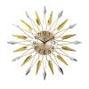 Clock Metal Light Luxury Clock Nordic Wall Clock Living Room Decoration Home Simple Clock Trend Art Wall Watch view 1