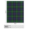 Black Watch Plaid Super Soft Flannel Blanket Lightweight Comfortable Throw for Home Bed Couch Sofa 60"x80" view 2