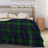 Black Watch Plaid Super Soft Flannel Blanket Lightweight Comfortable Throw for Home Bed Couch Sofa 60"x80" view 4