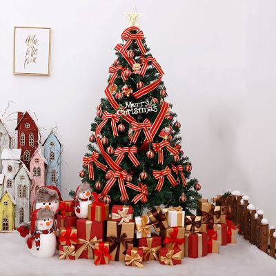 KKLT 5FT Indoor Artificial Christmas Tree,with Star Ornaments Christmas Pine Tree Car-Spread Christmas Tree for Traditional Decorations-A 150cm(5ft)