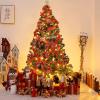 KKLT 5FT Indoor Artificial Christmas Tree,with Star Ornaments Christmas Pine Tree Car-Spread Christmas Tree for Traditional Decorations-A 150cm(5ft) view 3