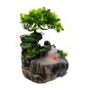 110V Desktop Rockery Water Fountain LED Lamp Waterfall, Tabletop Water Feature Indoor Atomization Effect Small Rockery Zen Water Fountain for Living Room, Bedroom, Office view 2