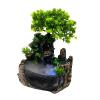 110V Desktop Rockery Water Fountain LED Lamp Waterfall, Tabletop Water Feature Indoor Atomization Effect Small Rockery Zen Water Fountain for Living Room, Bedroom, Office view 4