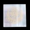 REAL-GEMS Fengshui Selenite Charging Plate Engraved Seven Chakra for Cleansing and Charging Crystal, Reiki, Yoga, Meditation and Healing. view 2