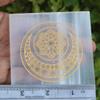 REAL-GEMS Fengshui Selenite Charging Plate Engraved Seven Chakra for Cleansing and Charging Crystal, Reiki, Yoga, Meditation and Healing. view 3