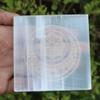 REAL-GEMS Fengshui Selenite Charging Plate Engraved Seven Chakra for Cleansing and Charging Crystal, Reiki, Yoga, Meditation and Healing. view 4