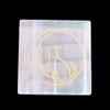 REAL-GEMS 7 Chakra Slab - Reiki Healing Crystal Chakra - Selenite Plate, Selenite Slab, Spiritual Healing Crystal,Chakra Balance view 2