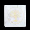 REAL-GEMS White Selenite Polished Flat Healing Crystal 7 Chakra Stone, Selenite Slab, Charging Plate, 7 Chakra Healing Crystal view 3